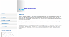 Desktop Screenshot of jancopaintsupplies.com