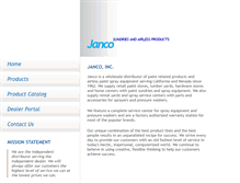 Tablet Screenshot of jancopaintsupplies.com